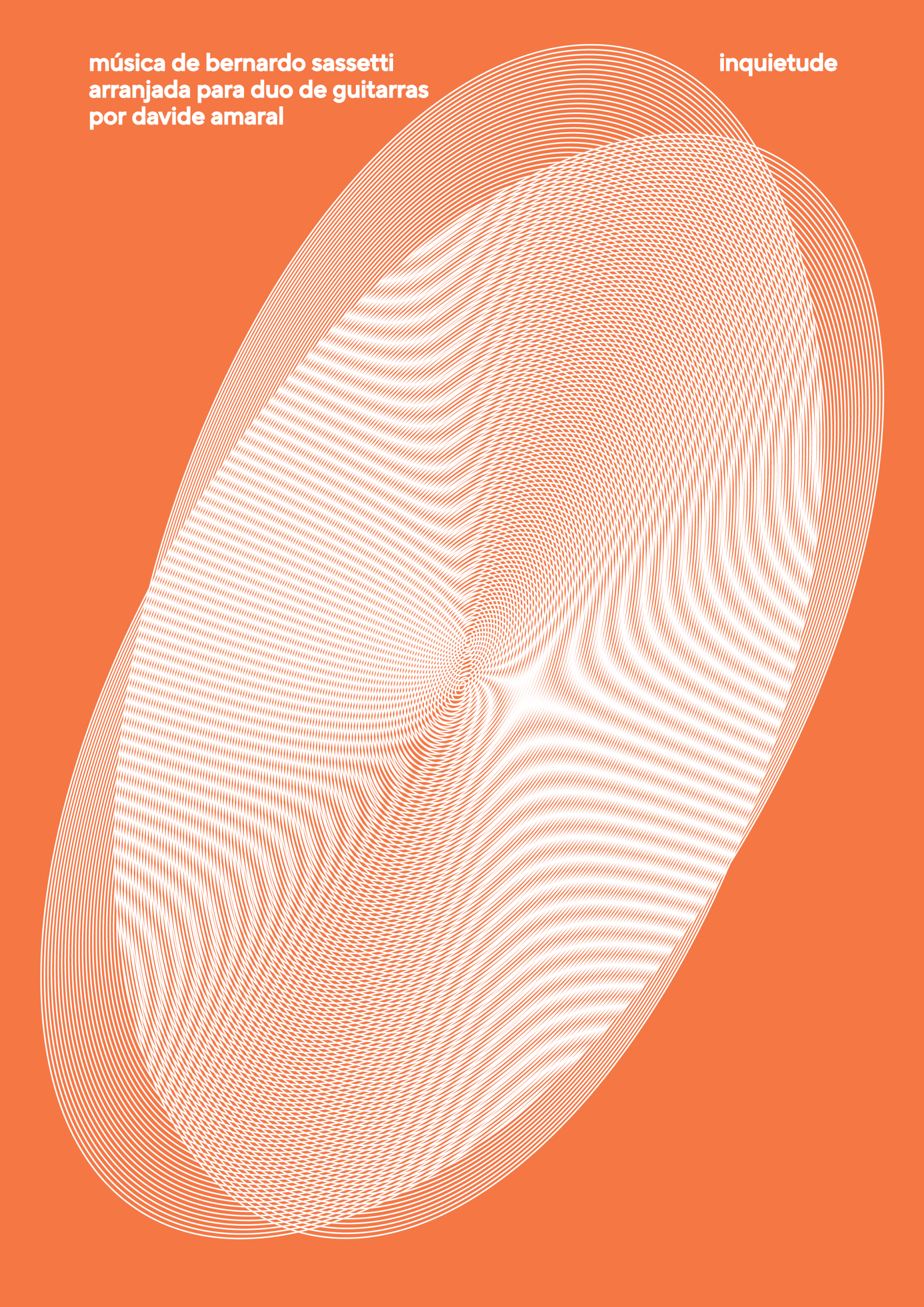 Inquietude. Música de Bernardo Sassetti, arranjada para duo de guitarras por Davide Amaral